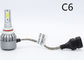 C6 自動 LED ヘッドライト電球 3000K 6000K オールインワン ファンレス Sin クーラー
